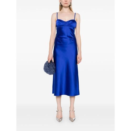 Anna October ANNA OCTOBER Women Dresses PS2522 BLUE Size M / US 6-8 / IT 42-44 - 3 Thumbnail