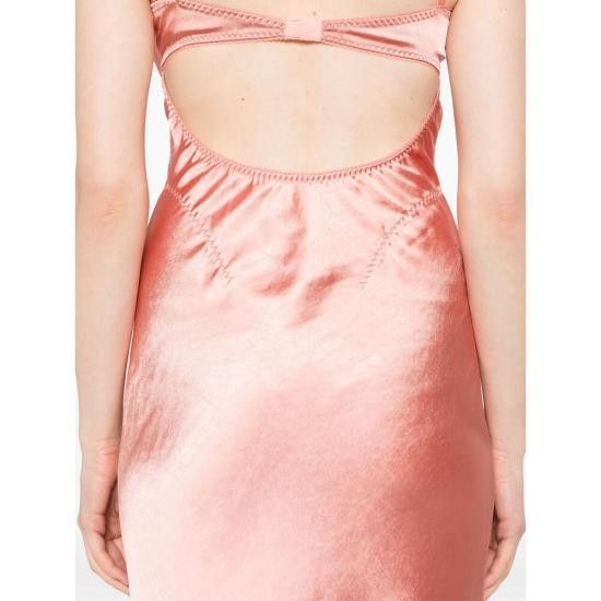 Anna October ANNA OCTOBER Women Dresses PS2508 PEACH PINK Size L / US 10 / IT 46 - 5 Thumbnail