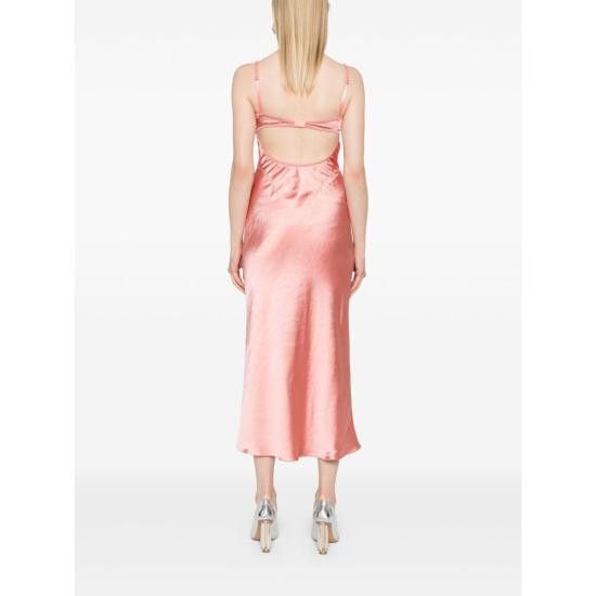 Anna October ANNA OCTOBER Women Dresses PS2508 PEACH PINK Size L / US 10 / IT 46 - 2 Thumbnail