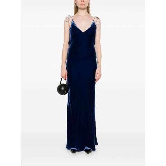 Anna October ANNA OCTOBER Women Dresses PS2501 BLUE Size M / US 6-8 / IT 42-44 - 2 Thumbnail