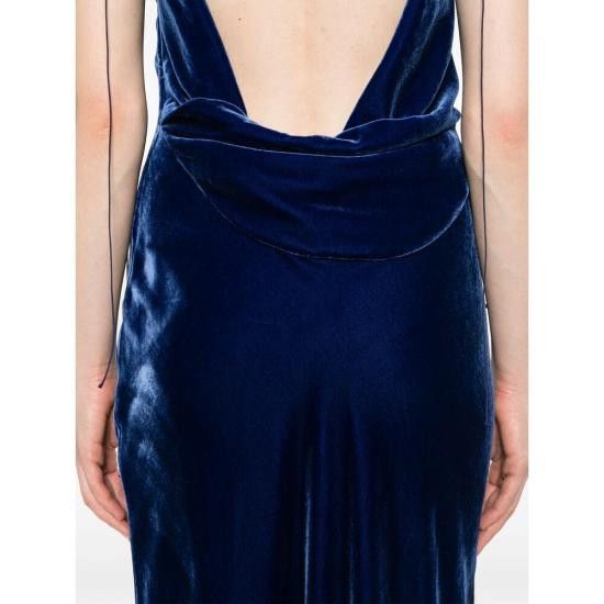 Anna October ANNA OCTOBER Women Dresses PS2501 BLUE Size M / US 6-8 / IT 42-44 - 4 Thumbnail