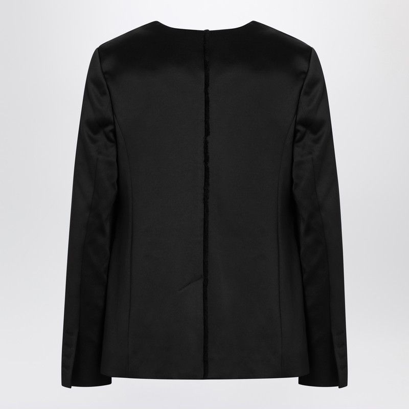 Other The Garment Black Single Breasted Cotton Blend Jacket Size S / US 4 / IT 40 - 2 Thumbnail