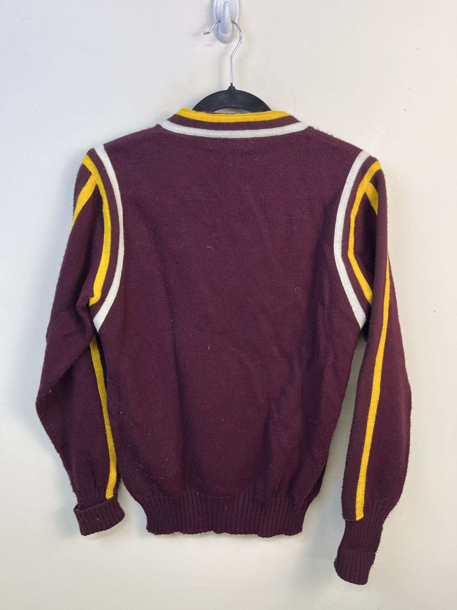 Vintage Vintage Knit Sweater 1990s Thick Knit IHS Cheerleader Dawn 9s0 Varsity Sweater Size S Size US S / EU 44-46 / 1 - 3 Thumbnail