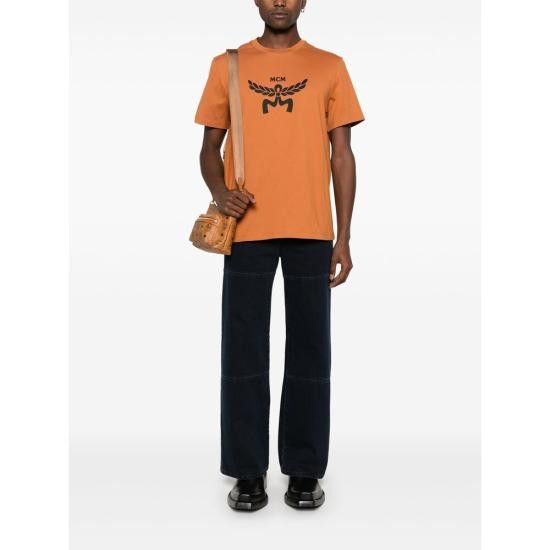 MCM MCM Men T-Shirts MHTFSMM01 CO ORANGE Size US M / EU 48-50 / 2 - 3 Thumbnail