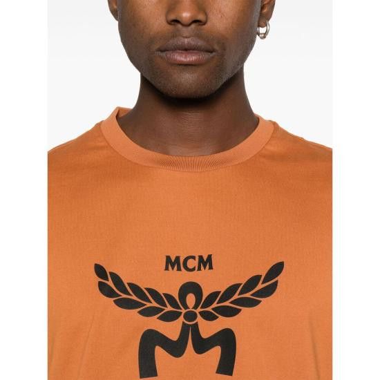 MCM MCM Men T-Shirts MHTFSMM01 CO ORANGE Size US M / EU 48-50 / 2 - 2 Thumbnail
