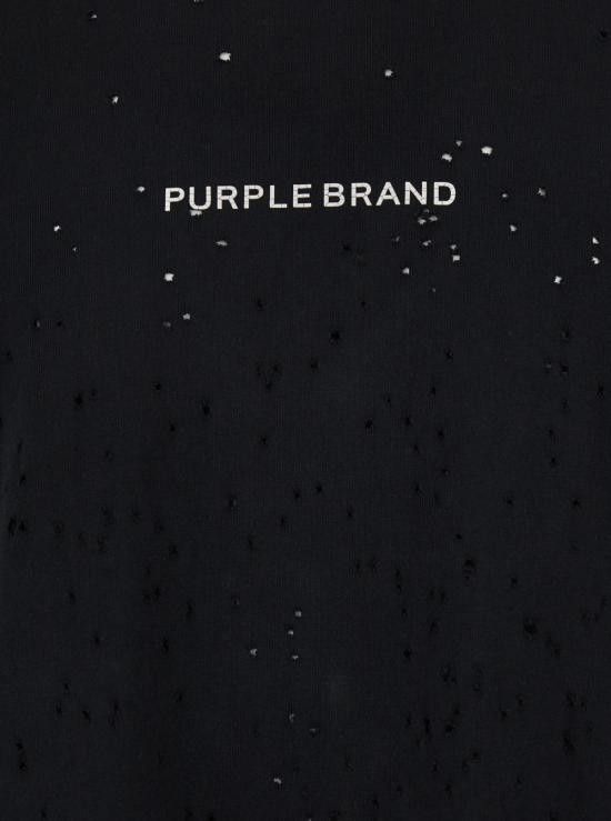 Purple Brand PURPLE BRAND Men Tops P117HBBT125 Black Size US M / EU 48-50 / 2 - 3 Thumbnail