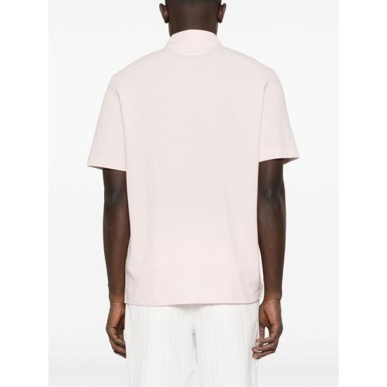 Brunello Cucinelli BRUNELLO CUCINELLI Men Polo Shirts ME8543936 C2399 PINK Size US L / EU 52-54 / 3 - 2 Thumbnail