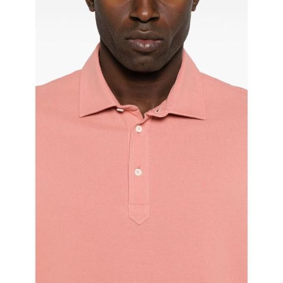 Brunello Cucinelli BRUNELLO CUCINELLI Men Polo Shirts ME8543936 C2395 PINK Size US S / EU 44-46 / 1 - 2 Thumbnail