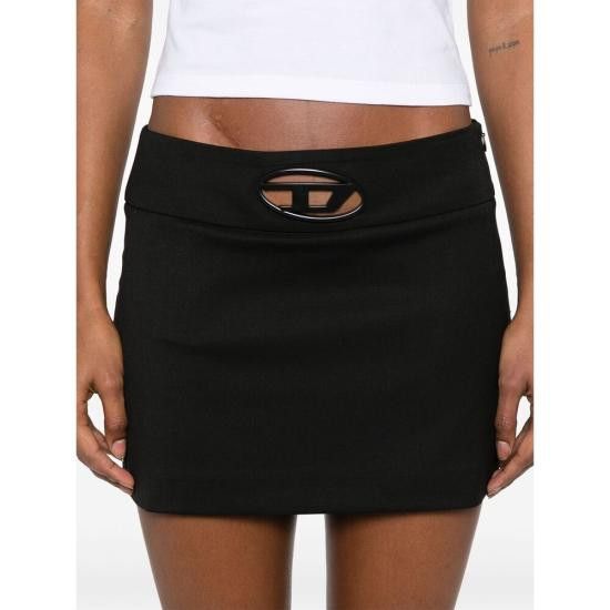 Diesel DIESEL Women Mid Skirts 0PHAL A14388 9XXA BLACK Size 27" / US 4 / IT 40 - 2 Thumbnail