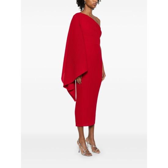 Solace London SOLACE LONDON Women Dresses OS30033 RUBY RED Size XS / US 0-2 / IT 36-38 - 3 Thumbnail