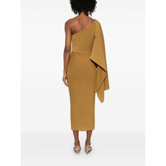 Solace London SOLACE LONDON Women Dresses OS30033 GOLD Size XS / US 0-2 / IT 36-38 - 3 Thumbnail