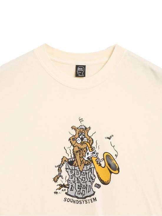 Brain Dead BRAIN DEAD Men T-Shirts F24T00004079 NATURAL Beige Size US L / EU 52-54 / 3 - 2 Thumbnail