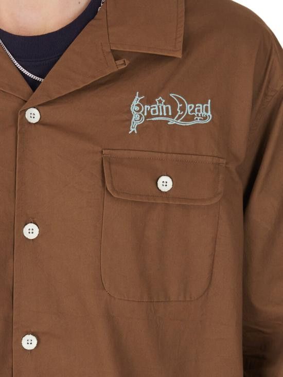 Brain Dead BRAIN DEAD Men Long Tops W24T24003973 CHOCOLATE Brown Size US M / EU 48-50 / 2 - 3 Thumbnail