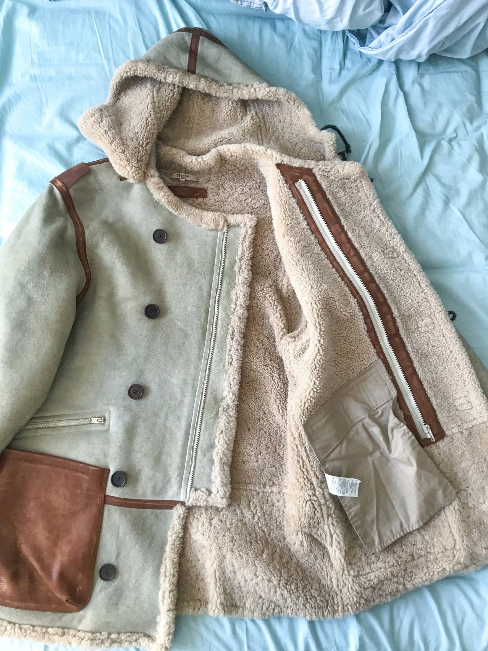 Yeezy Yeezy Season 5 Vintage Shearling Long hooded Hudson Coat Size US M / EU 48-50 / 2 - 4 Thumbnail
