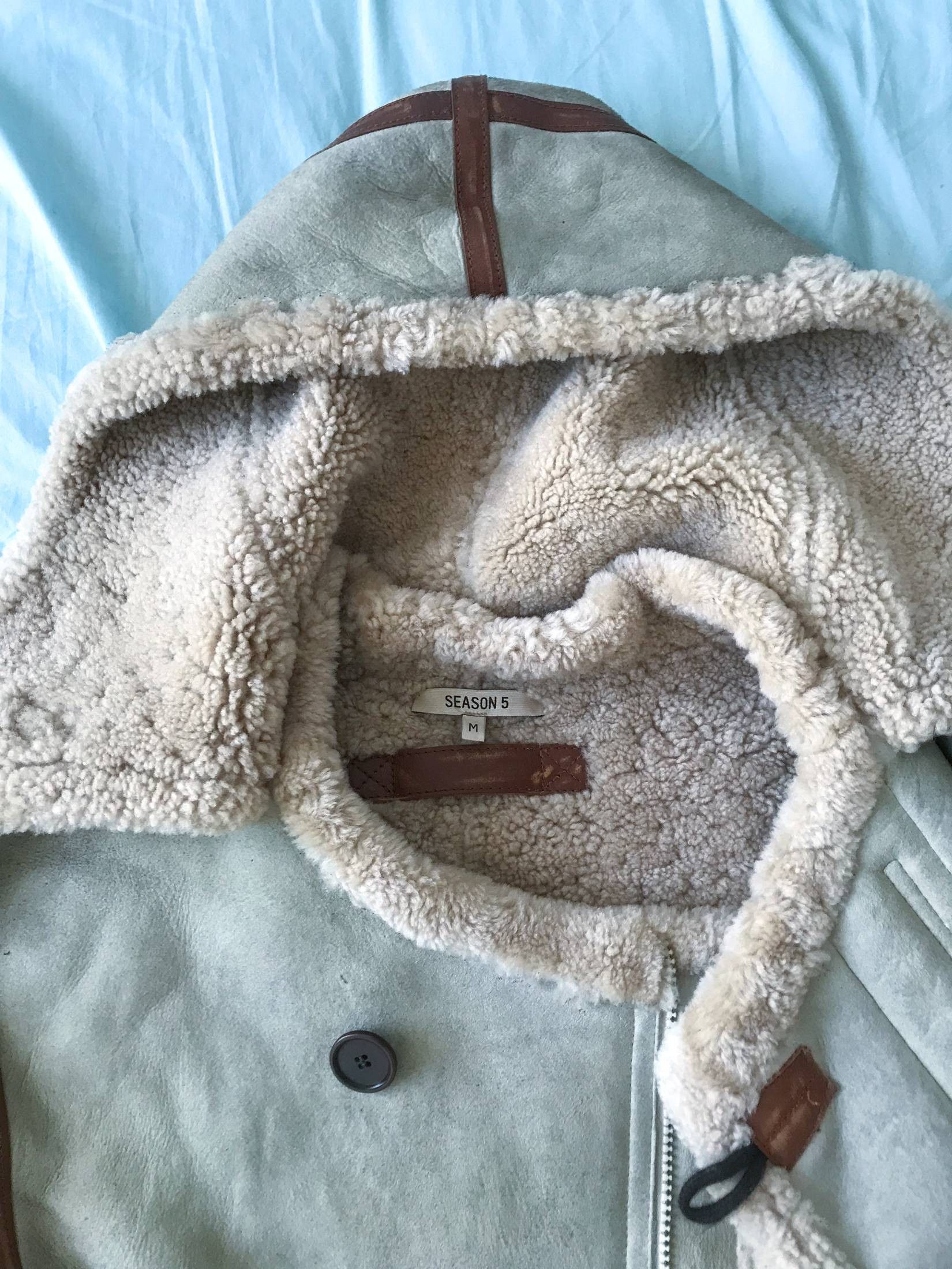 Yeezy Yeezy Season 5 Vintage Shearling Long hooded Hudson Coat Size US M / EU 48-50 / 2 - 7 Thumbnail