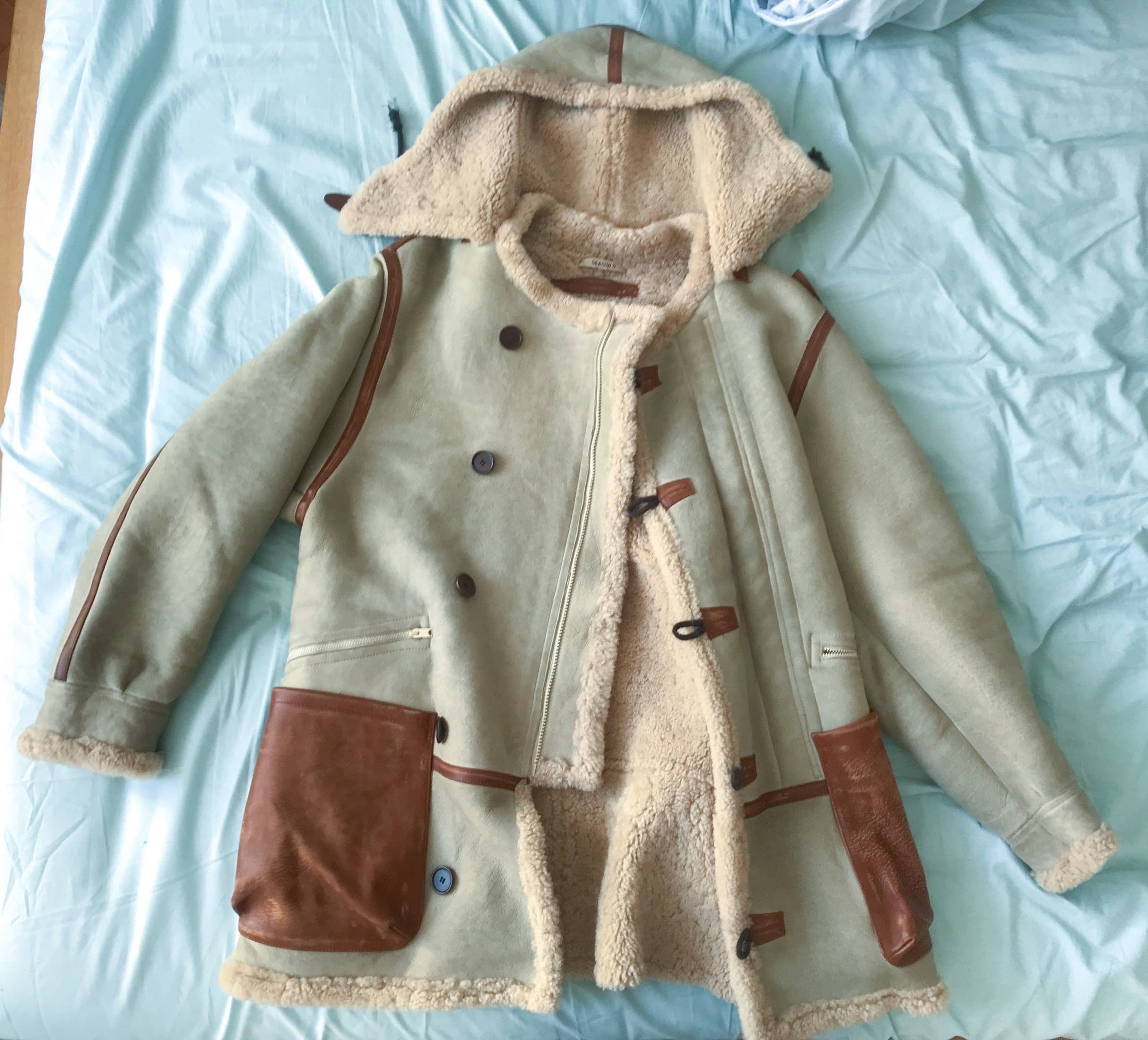 Yeezy Yeezy Season 5 Vintage Shearling Long hooded Hudson Coat Size US M / EU 48-50 / 2 - 11 Thumbnail