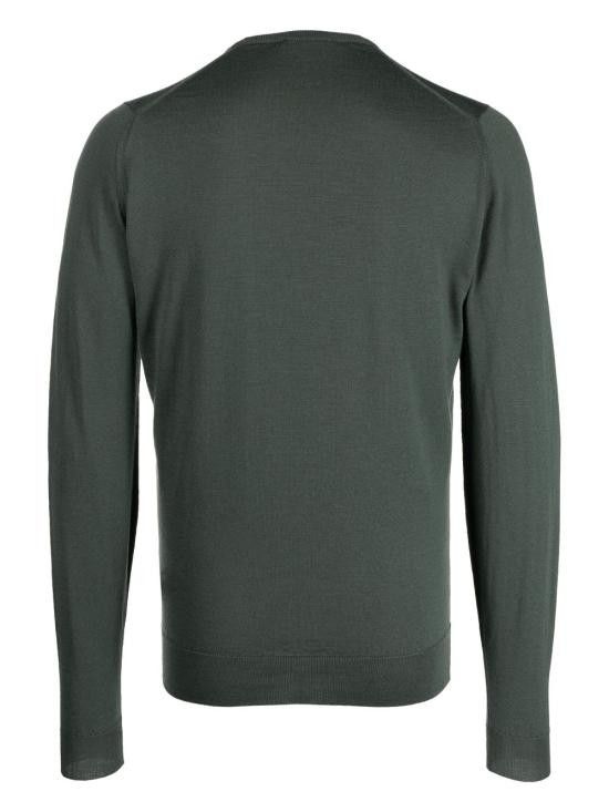 John Smedley JOHN SMEDLEY Men Sweater LUNDY HIGHLANDGREEN Green Size US M / EU 48-50 / 2 - 2 Thumbnail