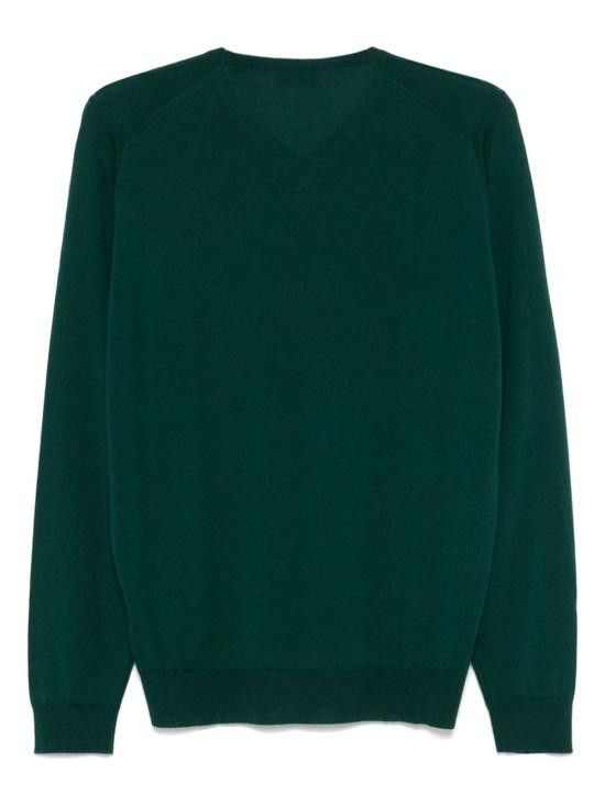 John Smedley JOHN SMEDLEY Men Sweater SHIPTON PINE Green Size US M / EU 48-50 / 2 - 2 Thumbnail