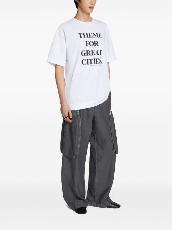 Dries Van Noten DRIES VAN NOTEN Men T-Shirts 2420211119603 HELI001 White Size US XL / EU 56 / 4 - 3 Thumbnail