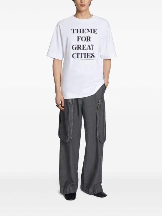 Dries Van Noten DRIES VAN NOTEN Men T-Shirts 2420211119603 HELI001 White Size US XL / EU 56 / 4 - 2 Thumbnail