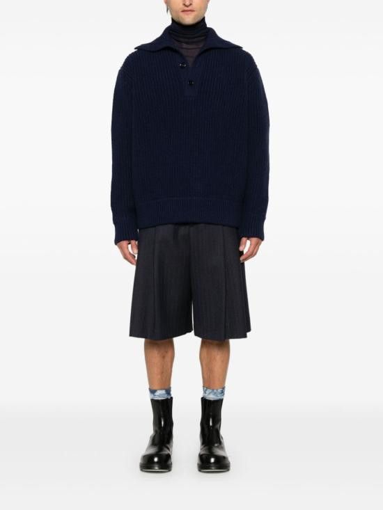 Dries Van Noten DRIES VAN NOTEN Men Sweater 2420212559705 MUDRA501 Blue Size US L / EU 52-54 / 3 - 4 Thumbnail
