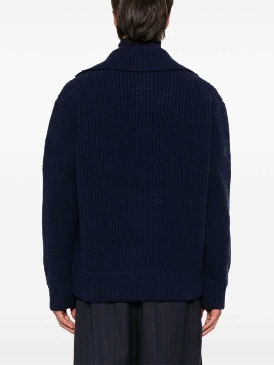 Dries Van Noten DRIES VAN NOTEN Men Sweater 2420212559705 MUDRA501 Blue Size US L / EU 52-54 / 3 - 5 Thumbnail