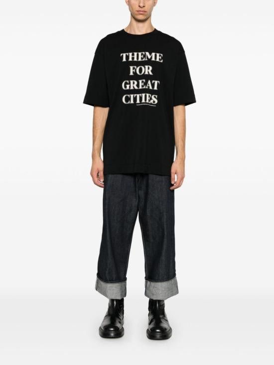 Dries Van Noten DRIES VAN NOTEN Men T-Shirts 2420211119603 HELI900 Black Size US L / EU 52-54 / 3 - 4 Thumbnail