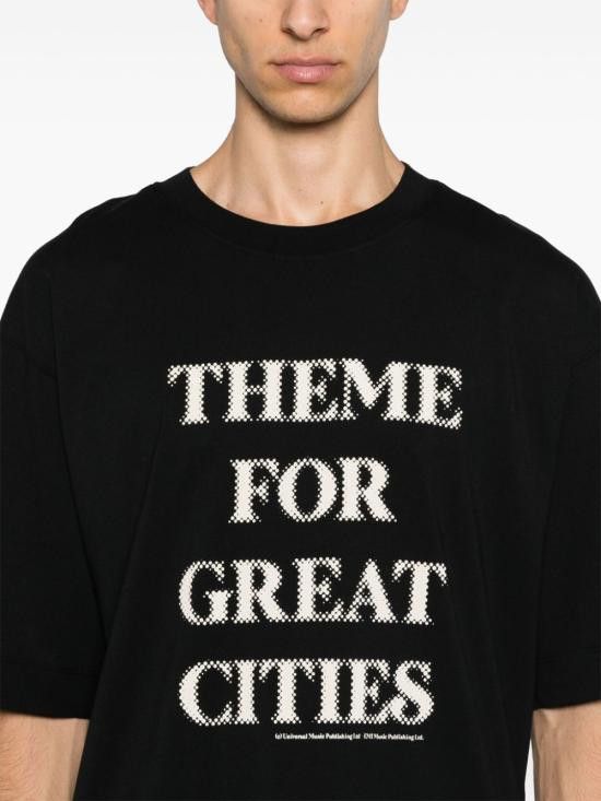 Dries Van Noten DRIES VAN NOTEN Men T-Shirts 2420211119603 HELI900 Black Size US L / EU 52-54 / 3 - 3 Thumbnail