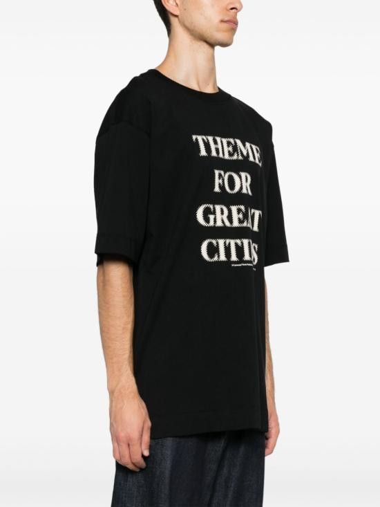 Dries Van Noten DRIES VAN NOTEN Men T-Shirts 2420211119603 HELI900 Black Size US L / EU 52-54 / 3 - 2 Thumbnail