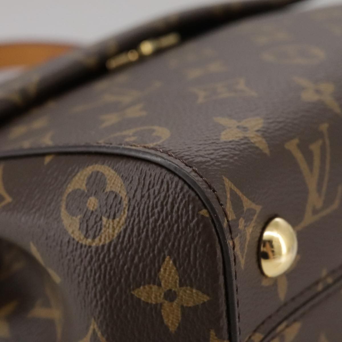Louis Vuitton Cluny Brown Canvas Handbag (Pre-Owned) Size ONE SIZE - 9 Thumbnail