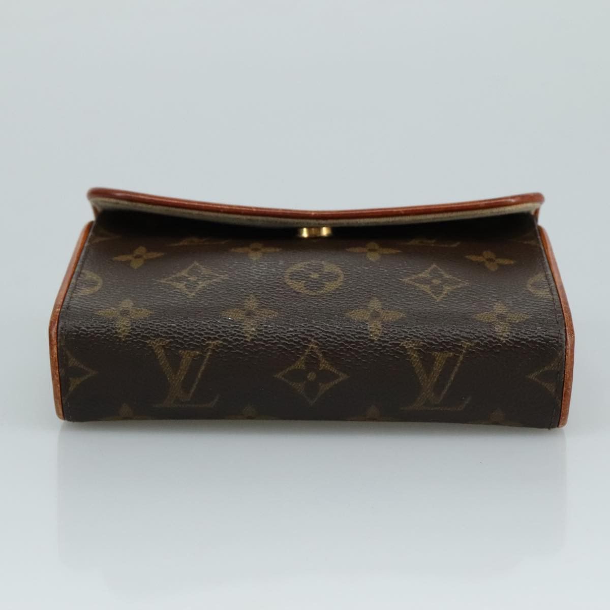 Louis Vuitton Florentine Brown Canvas Clutch Bag (Pre-Owned) Size ONE SIZE - 8 Thumbnail