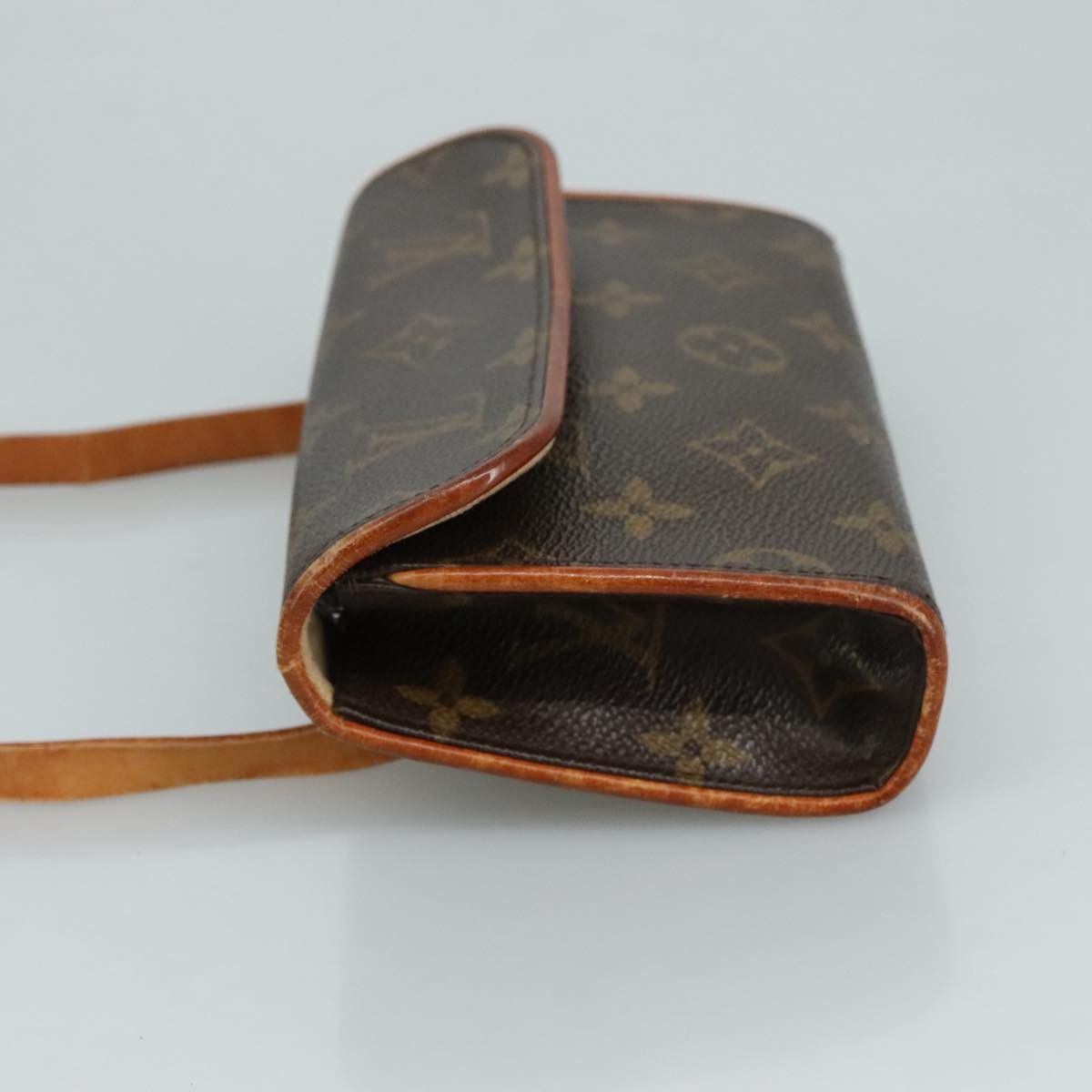 Louis Vuitton Florentine Brown Canvas Clutch Bag (Pre-Owned) Size ONE SIZE - 4 Thumbnail