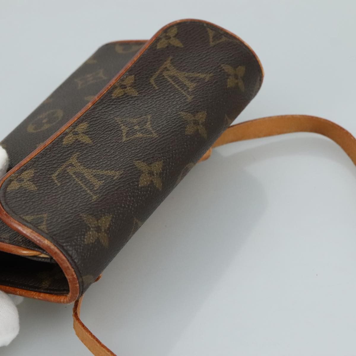 Louis Vuitton Florentine Brown Canvas Clutch Bag (Pre-Owned) Size ONE SIZE - 5 Thumbnail