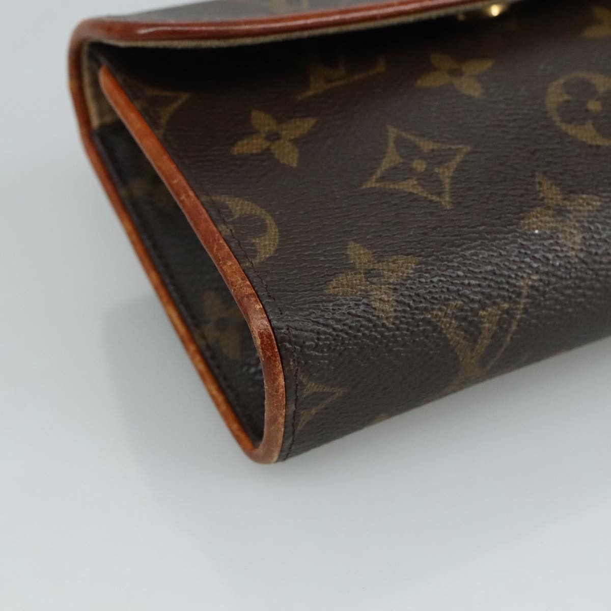 Louis Vuitton Florentine Brown Canvas Clutch Bag (Pre-Owned) Size ONE SIZE - 10 Thumbnail