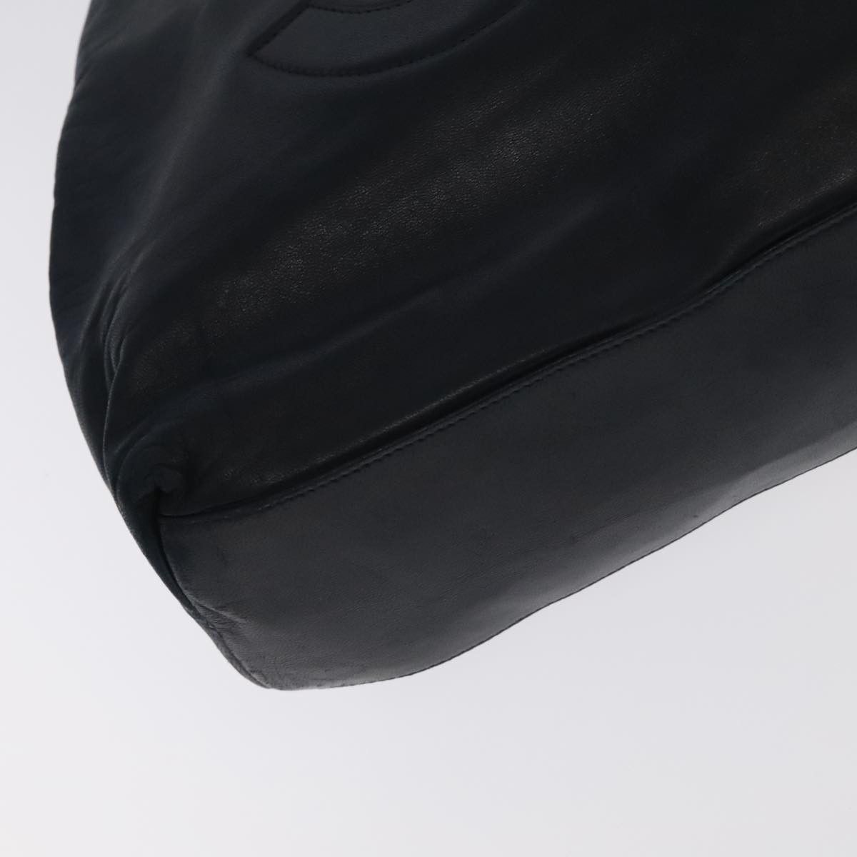 Chanel Coco Mark Black Leather Tote Bag (Pre-Owned) Size ONE SIZE - 10 Thumbnail