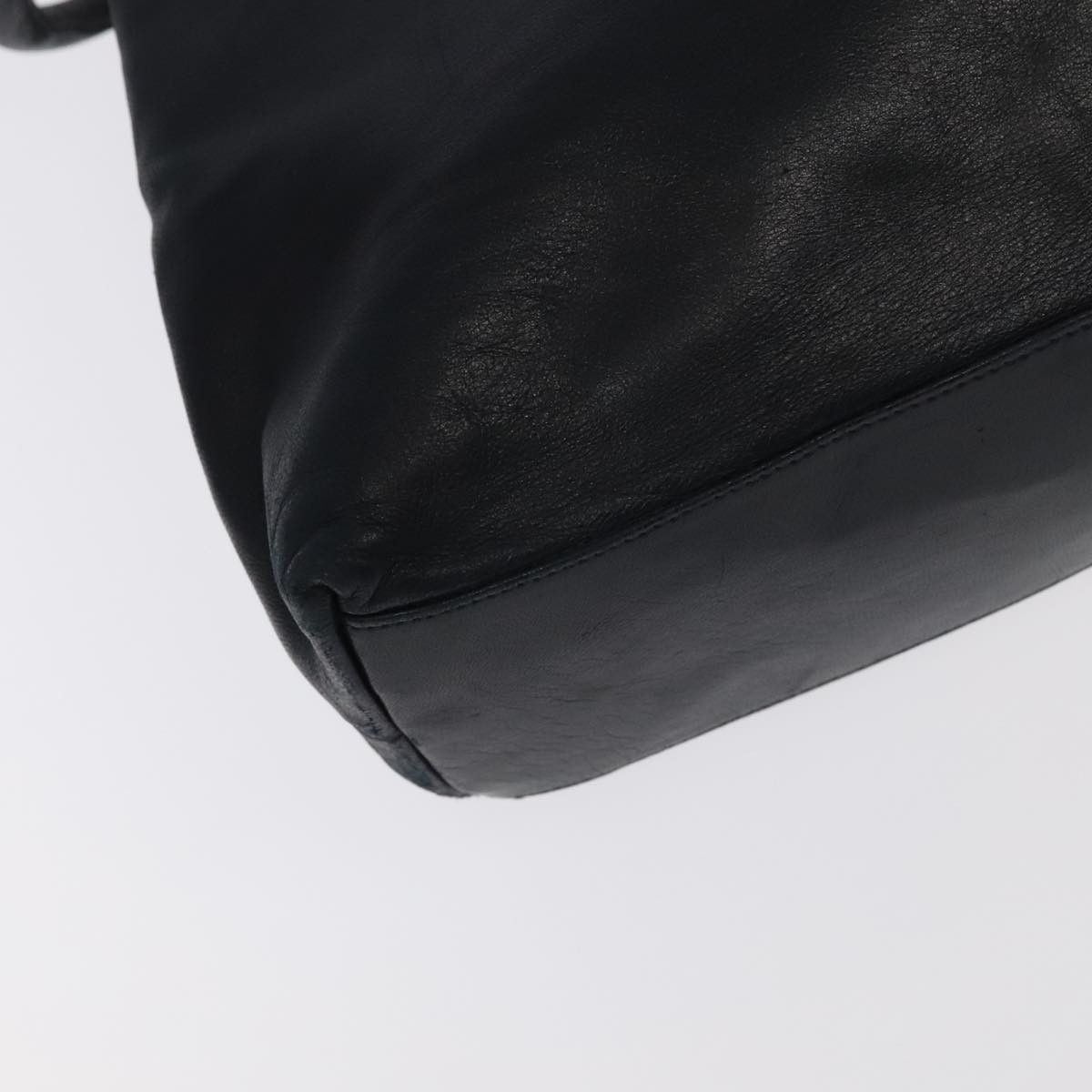 Chanel Coco Mark Black Leather Tote Bag (Pre-Owned) Size ONE SIZE - 12 Thumbnail
