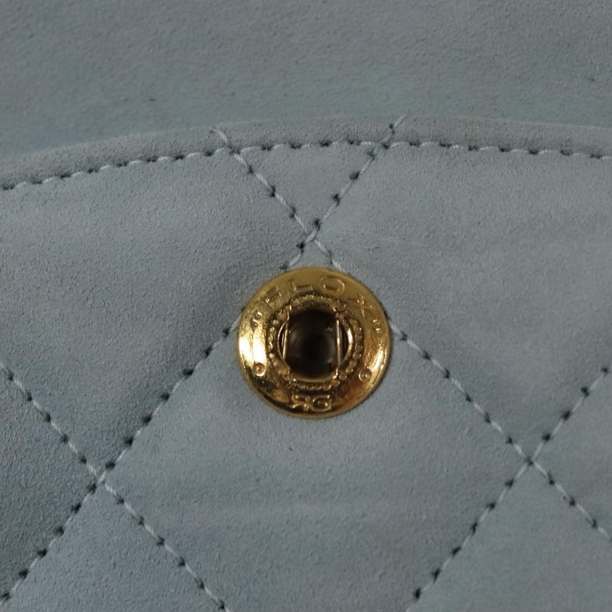 Chanel Timeless 23 Blue Suede Shoulder Bag (Pre-Owned) Size ONE SIZE - 15 Thumbnail