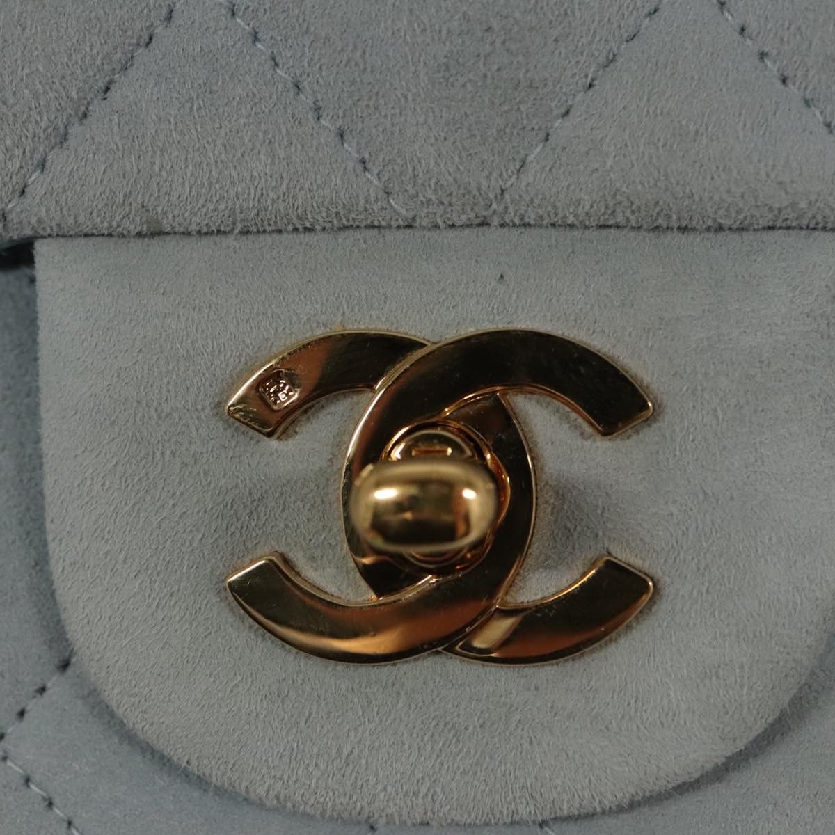Chanel Timeless 23 Blue Suede Shoulder Bag (Pre-Owned) Size ONE SIZE - 13 Thumbnail