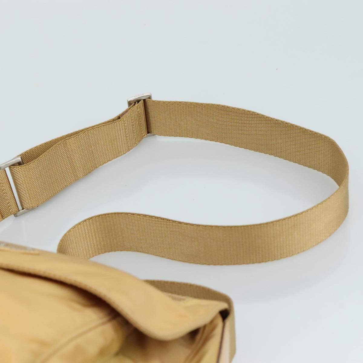 Prada Tessuto Beige Synthetic Shoulder Bag (Pre-Owned) Size ONE SIZE - 11 Thumbnail