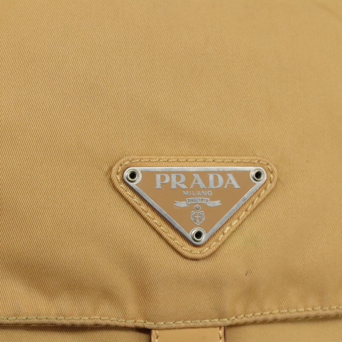 Prada Tessuto Beige Synthetic Shoulder Bag (Pre-Owned) Size ONE SIZE - 17 Thumbnail