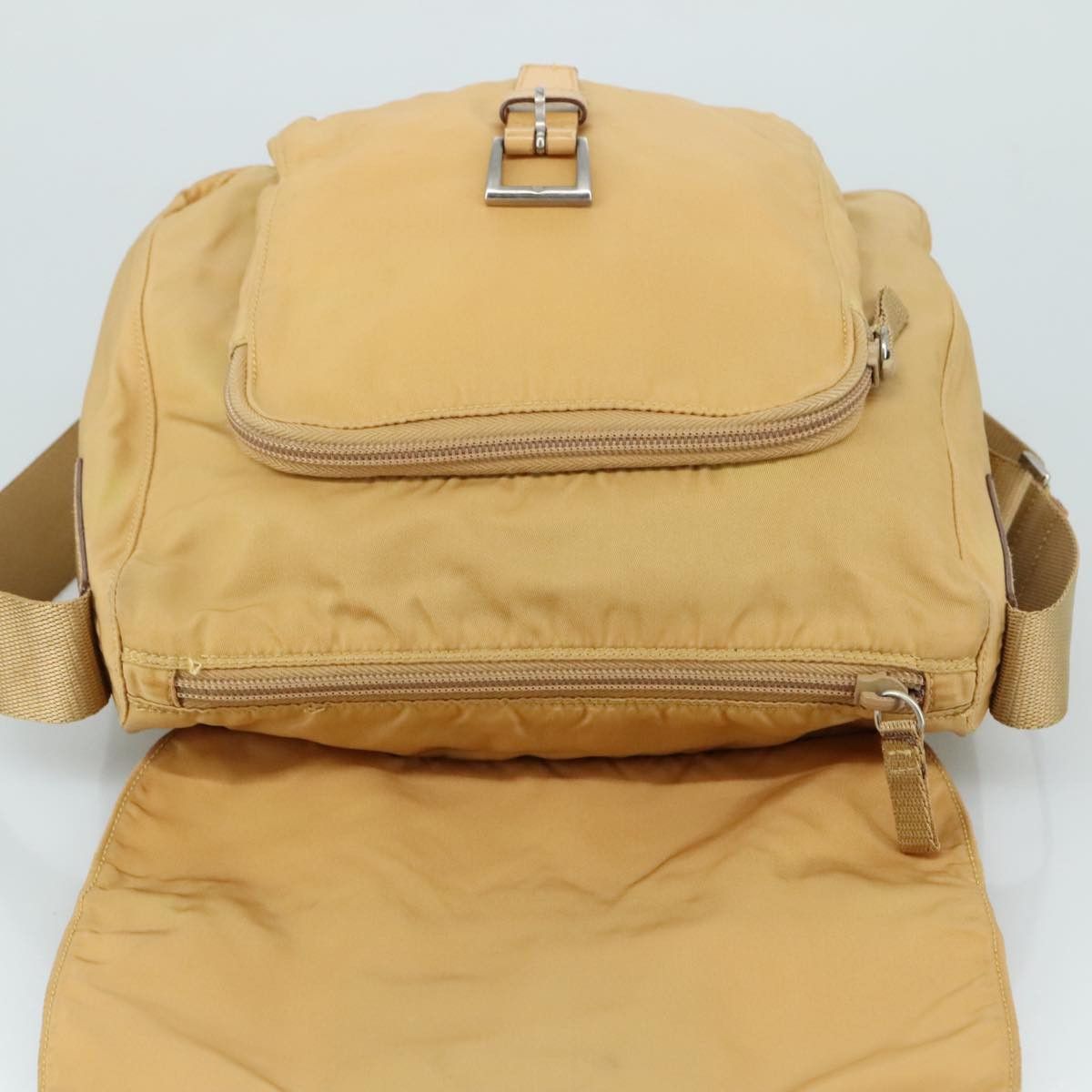 Prada Tessuto Beige Synthetic Shoulder Bag (Pre-Owned) Size ONE SIZE - 13 Thumbnail