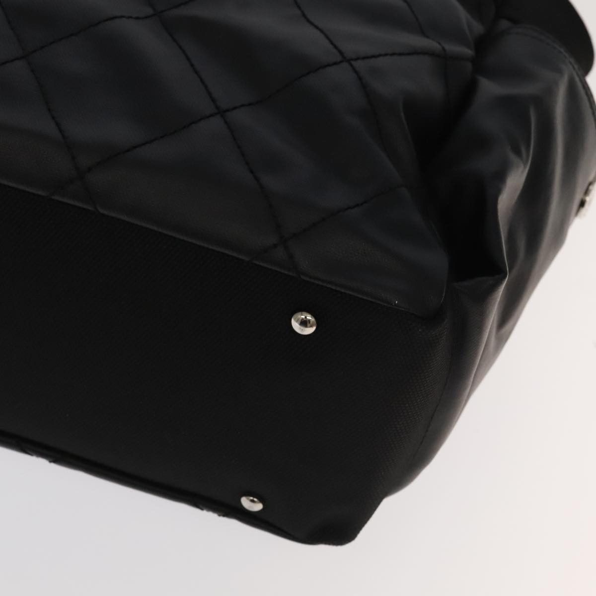 Chanel Biarritz Black Leather Tote Bag (Pre-Owned) Size ONE SIZE - 10 Thumbnail