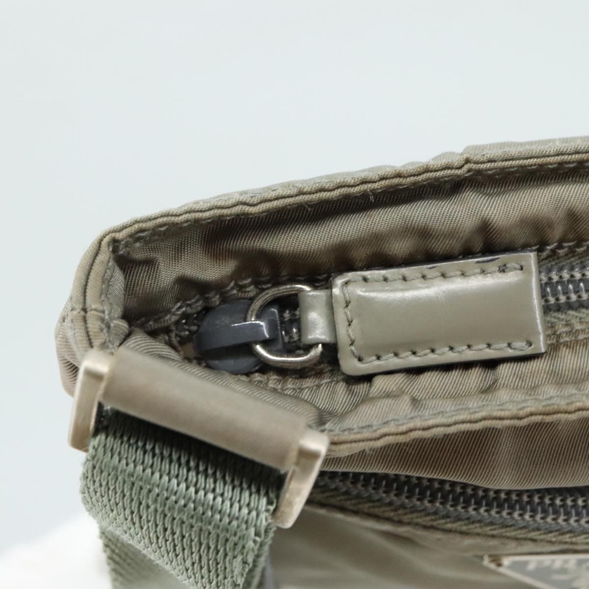 Prada Grey Synthetic Shoulder Bag (Pre-Owned) Size ONE SIZE - 15 Thumbnail