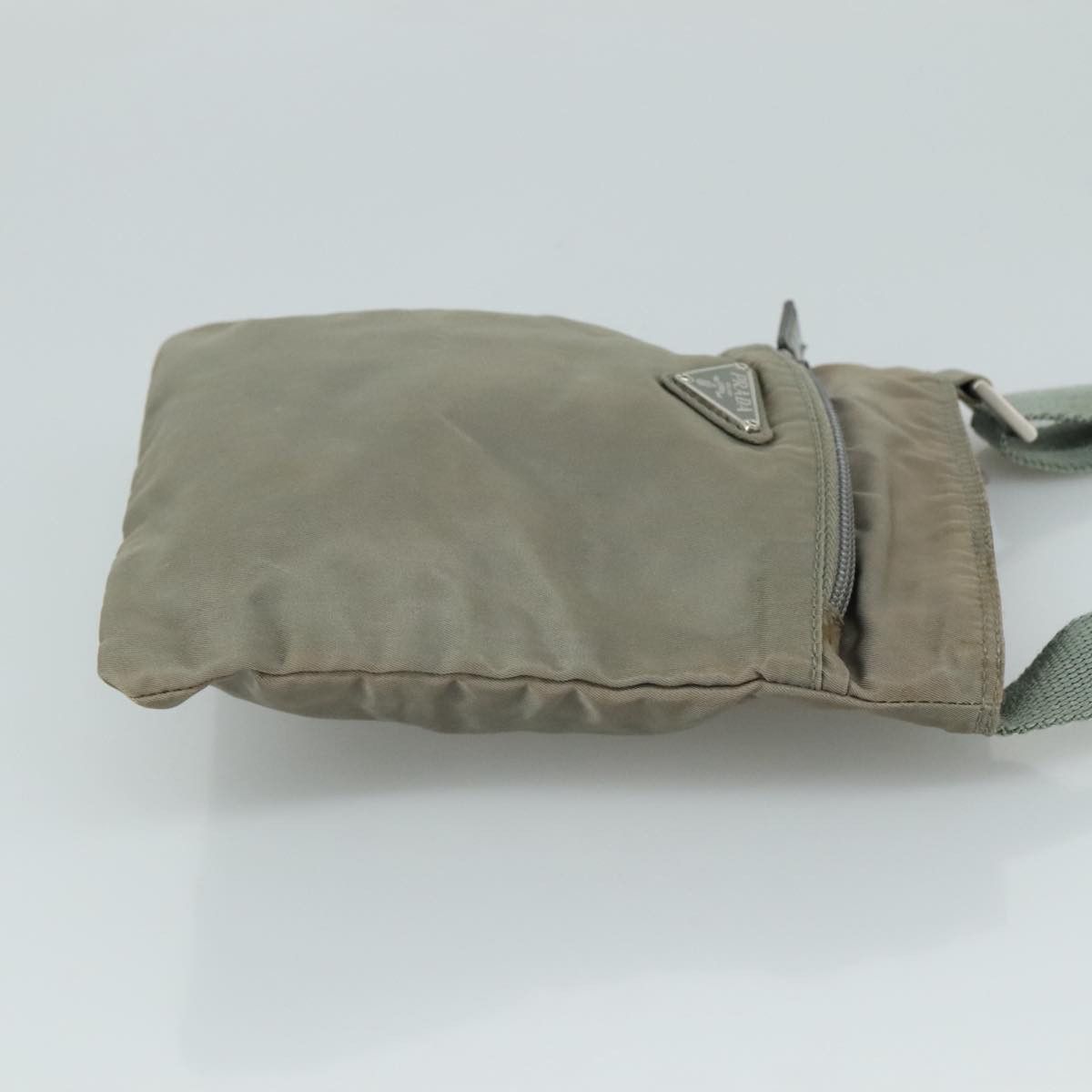 Prada Grey Synthetic Shoulder Bag (Pre-Owned) Size ONE SIZE - 3 Thumbnail