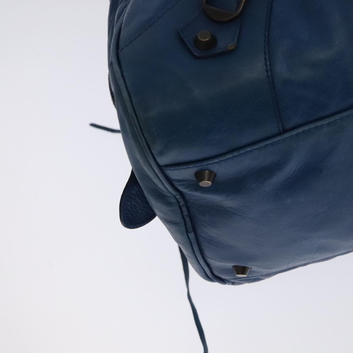 Balenciaga Blue Leather Handbag (Pre-Owned) Size ONE SIZE - 10 Thumbnail