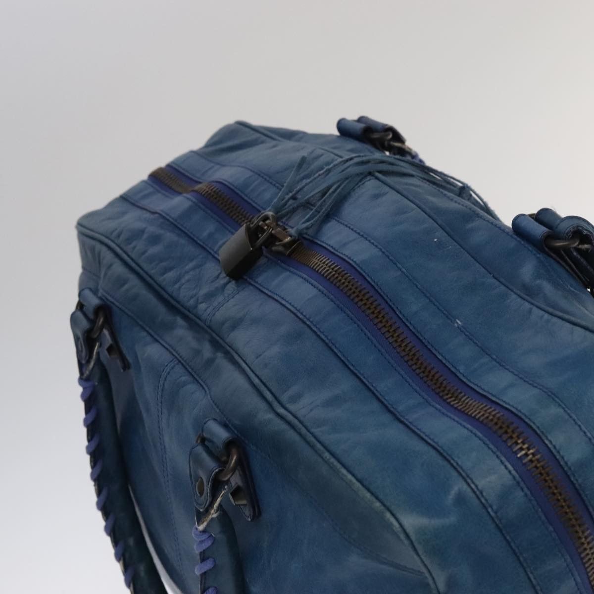 Balenciaga Blue Leather Handbag (Pre-Owned) Size ONE SIZE - 5 Thumbnail