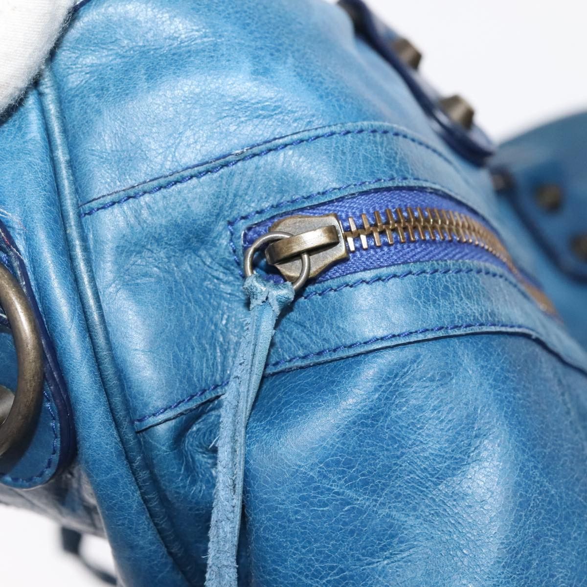 Balenciaga Blue Leather Handbag (Pre-Owned) Size ONE SIZE - 20 Thumbnail