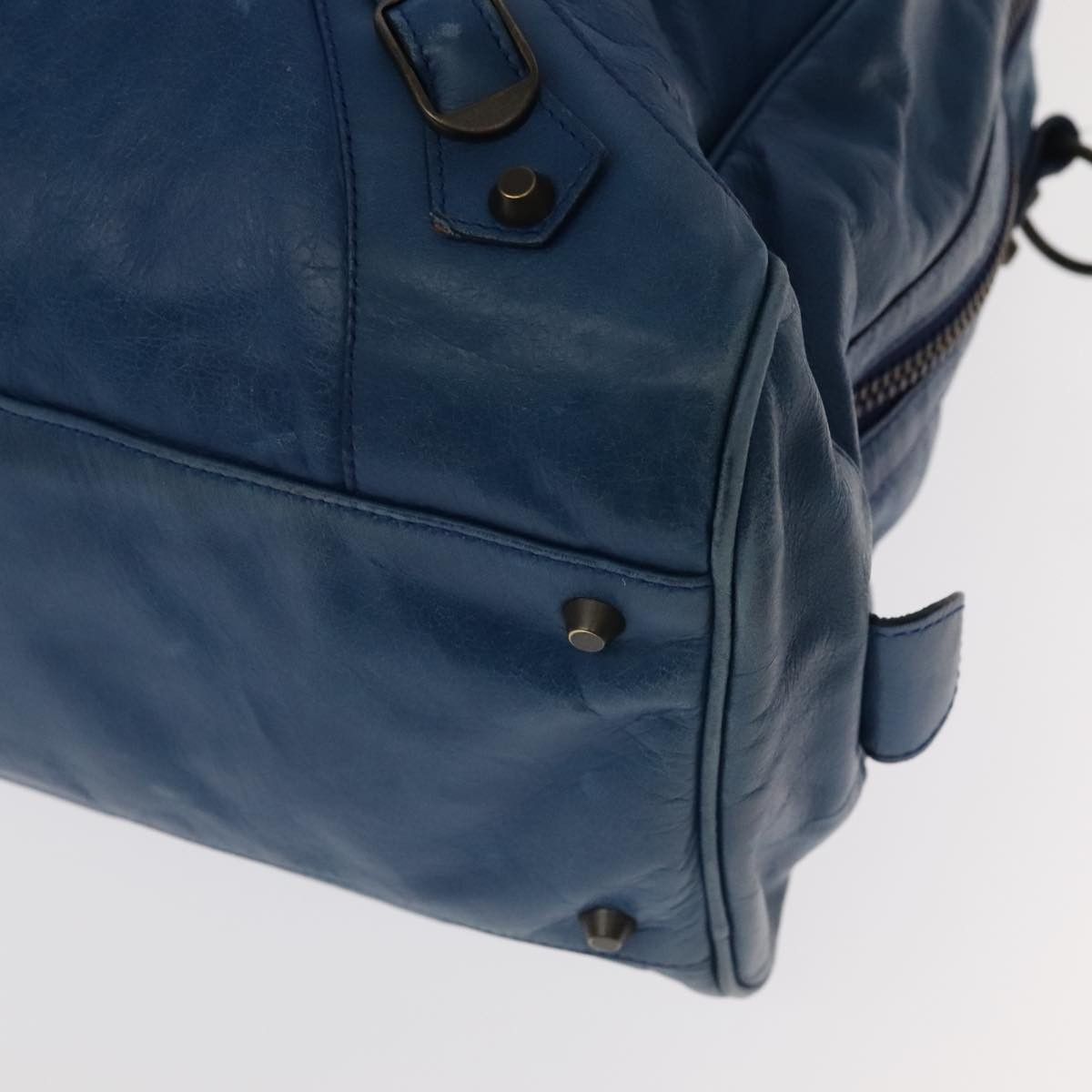 Balenciaga Blue Leather Handbag (Pre-Owned) Size ONE SIZE - 9 Thumbnail