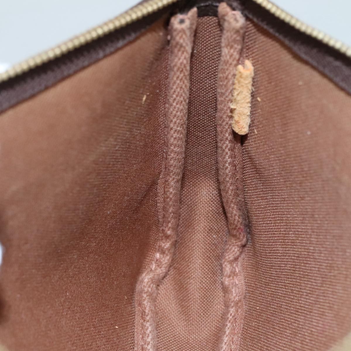 Louis Vuitton Pochette Accessoire Brown Canvas Clutch Bag (Pre-Owned) Size ONE SIZE - 11 Thumbnail