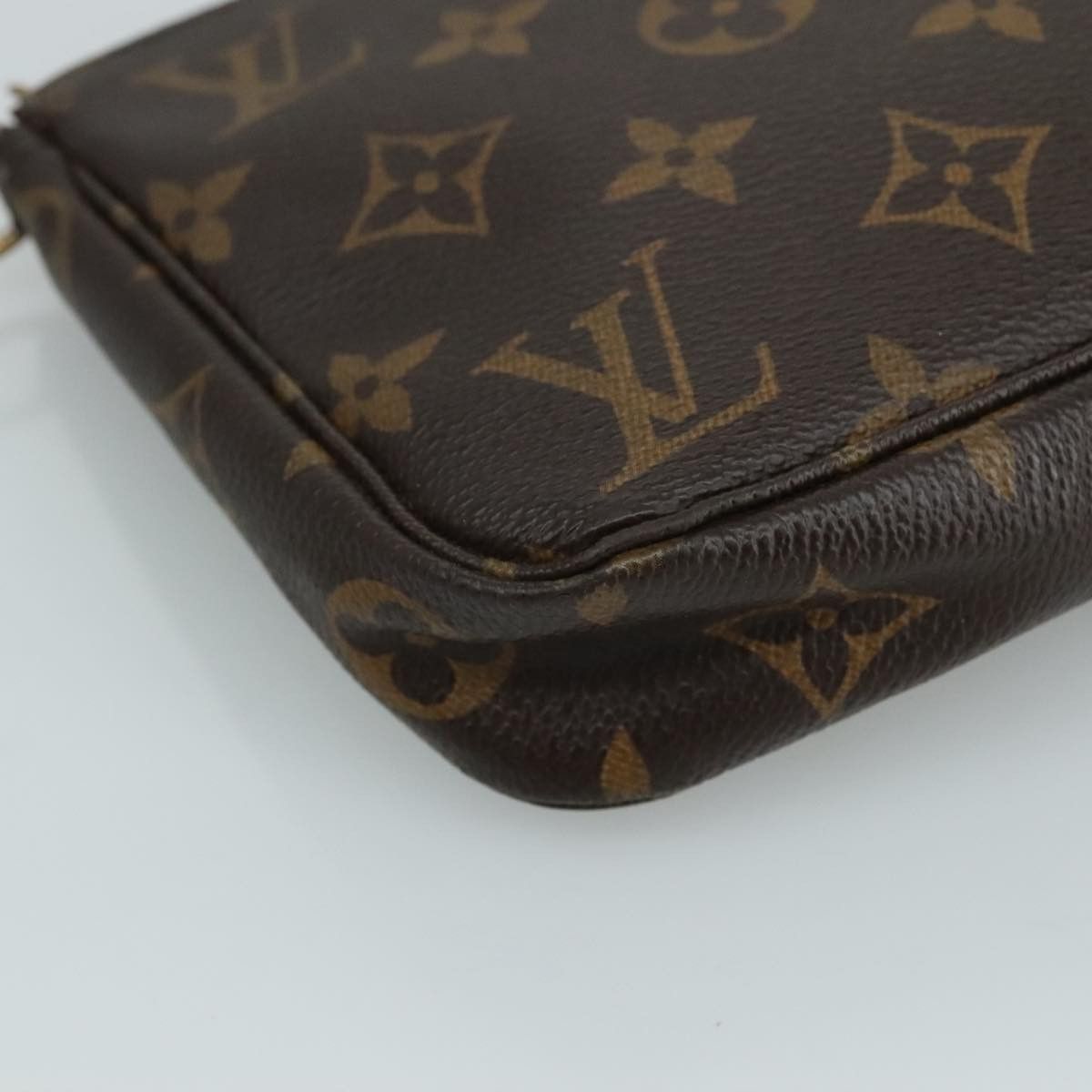 Louis Vuitton Pochette Accessoire Brown Canvas Clutch Bag (Pre-Owned) Size ONE SIZE - 7 Thumbnail